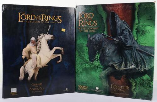 Sideshow Weta Collectables Lord of The Rings Ringwraith & Steed, Limited Edition Polystone Figure
