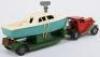 Tri-ang Minic Mechanical Lorry and Trailer carrying 6” Penguin Cruiser Boat - 2