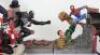 A Quantity of Marvel DC Comics Figures - 2