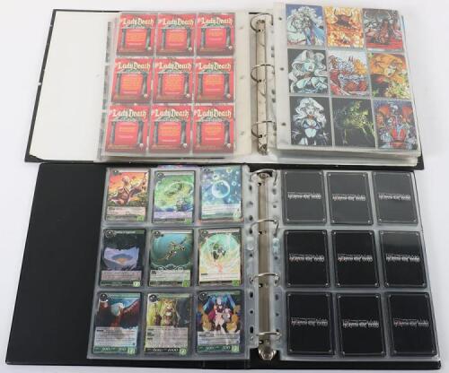 Five Albums containing an extensive collection of collectors cards
