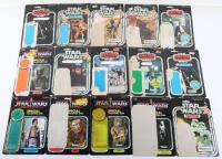 A large Quantity of Vintage Star Wars Action Figure Backing Cards