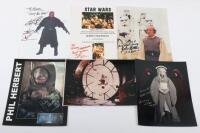 Five Original Star Wars Actors Signed Autographs