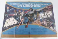 Star Wars/Empire Strikes Back British Quad Double Film Poster