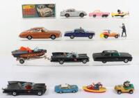 Quantity of Playworn Corgi Tv Film Diecast Models