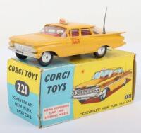 Corgi Toys 221 “Chevrolet” New York Taxi Cab