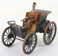 An Early Guntermann tinplate clockwork ‘Vis á Vis’ Motorcar, German circa 1900