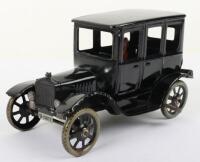 Bing tinplate clockwork Model T motor car, German 1920s