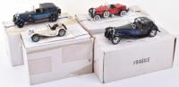 Four Boxed Franklin 1:24th Scale Precision Models