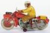 A good Mettoy tinplate clockwork Motorcyclist Sportsman, English 1951 - 2