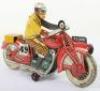 A good Mettoy tinplate clockwork Motorcyclist Sportsman, English 1951 - 4