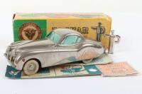 Boxed Prameta Chrome plated Jaguar EK 120 Sports Coupé, German 1950s