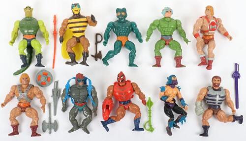 Nine Loose Mattel He Man Action Figures The Original series