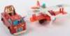 Takatoku Japan Trade box of Tinplate Fighter Planes - 4