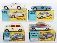 Four boxed Corgi Toys cars