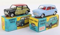 Corgi Toys two boxed Mini’s,