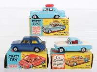 Three boxed Corgi Toys cars,