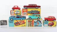 Five boxed Corgi Toys cars