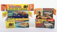 Corgi Toys Man From Uncle and James Bond Goldfinger models