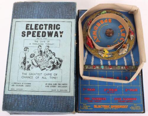 Boxed Pre-War B.G.L. Electric Speedway Game