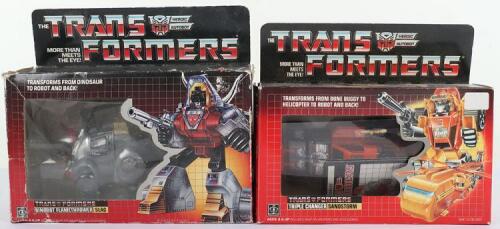 Two Boxed Hasbro G1 Transformers