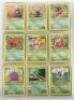 Album of Pokemon base set trading cards - 10