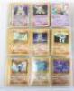 Album of Pokemon base set trading cards - 14