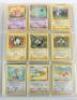 Album of Pokemon base set trading cards - 16