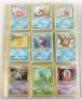 Album of Pokemon base set trading cards - 24