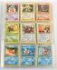 Album of Pokemon base set trading cards - 25