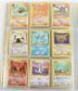 Album of Pokemon base set trading cards - 28