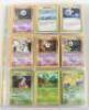 Album of Pokemon base set trading cards - 35