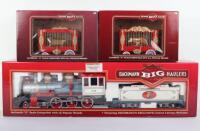 Bachmann boxed G scale 4-6-0 Emmett Kelly, Jr, Circus Steam Locomotive and rolling stock