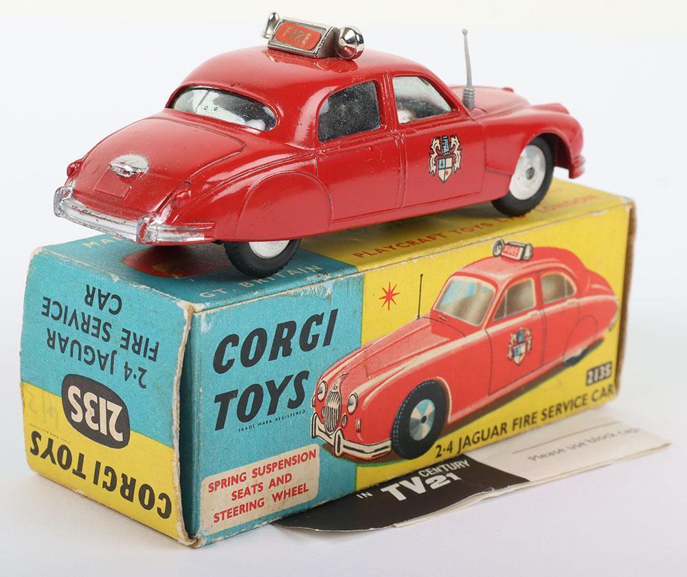 Corgi Toys 213 Jaguar 2.4 Fire Service Car