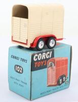 Corgi Toys 102 Rice’s Pony Trailer with pony