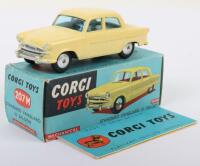 Corgi Toys 207M Standard Vanguard III Saloon, primrose yellow body