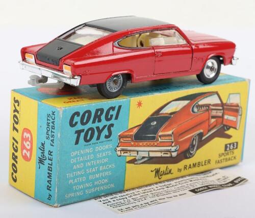 Miniature Corgi Toys 263 Rambler Marlin Sport - Boîte MIB - État Superbe - UK