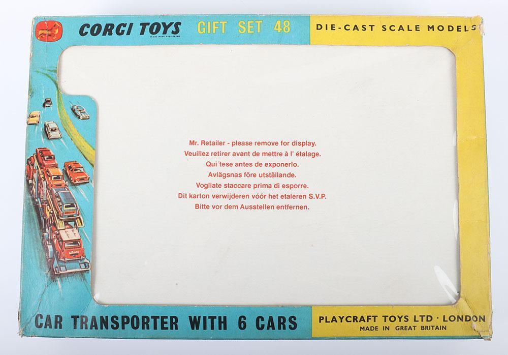 Scarce Corgi Toys Car Transporter and 6 Cars Gift Set 48