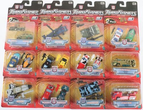 Quantity of Hasbro Transformer toys