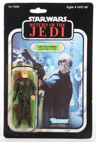 Kenner Star Wars Return of The Jedi Luke Skywalker (Jedi Knight Outfit) Vintage Original Carded Figure