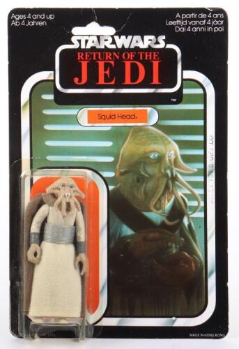 Palitoy General Mills Star Wars Return of The Jedi Squid Head, Vintage Original Carded Figure