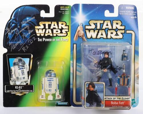 Kenner Star Wars The Power of The Force R2-D2 Action Figure signed