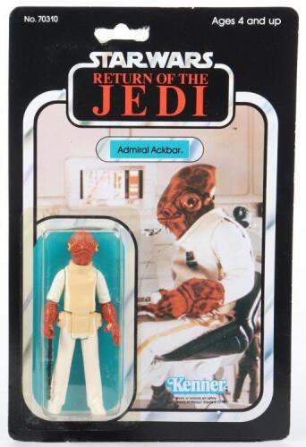 Kenner Star Wars Return of The Jedi Admiral Ackbar, Vintage Original Carded Figure