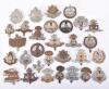 30x British Infantry Regiments Cap Badges