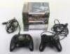 Two Original Xbox Controllers with Video Games, - 2