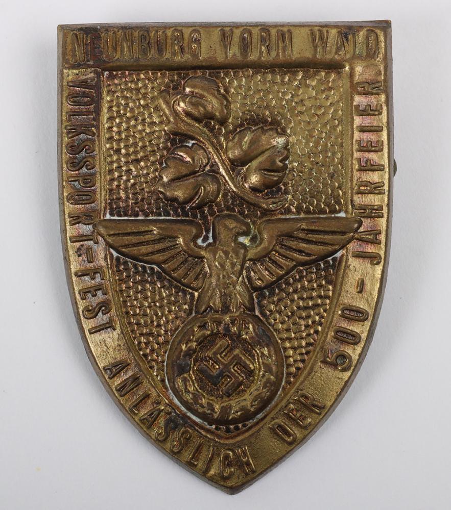 Third Reich Sports Event Day Badge