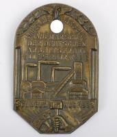 Third Reich N.S.B.O Schwelm August 1933 Day Badge