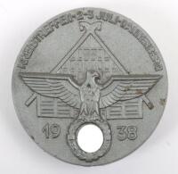 Third Reich Kreistreffen 2-3 Juli Dannenberg 1938 Day Badge