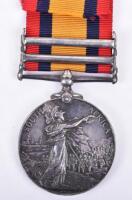 Queens South Africa Officers Boer War Campaign Medal Sherwood Foresters/ Lancashire Fusiliers