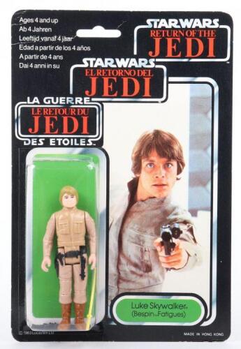 Palitoy General Mills Star Wars Return of The Jedi Tri Logo Luke Skywalker (Bespin Fatigues)