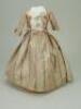 A good silk gown for early wooden doll, - 2